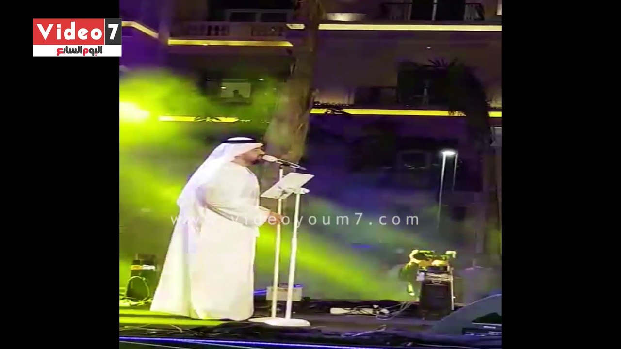 حسين الجسمى يبدأ غنائه فى "العاصمة الجديدة" بأغنية "بحبك وحشتيني"