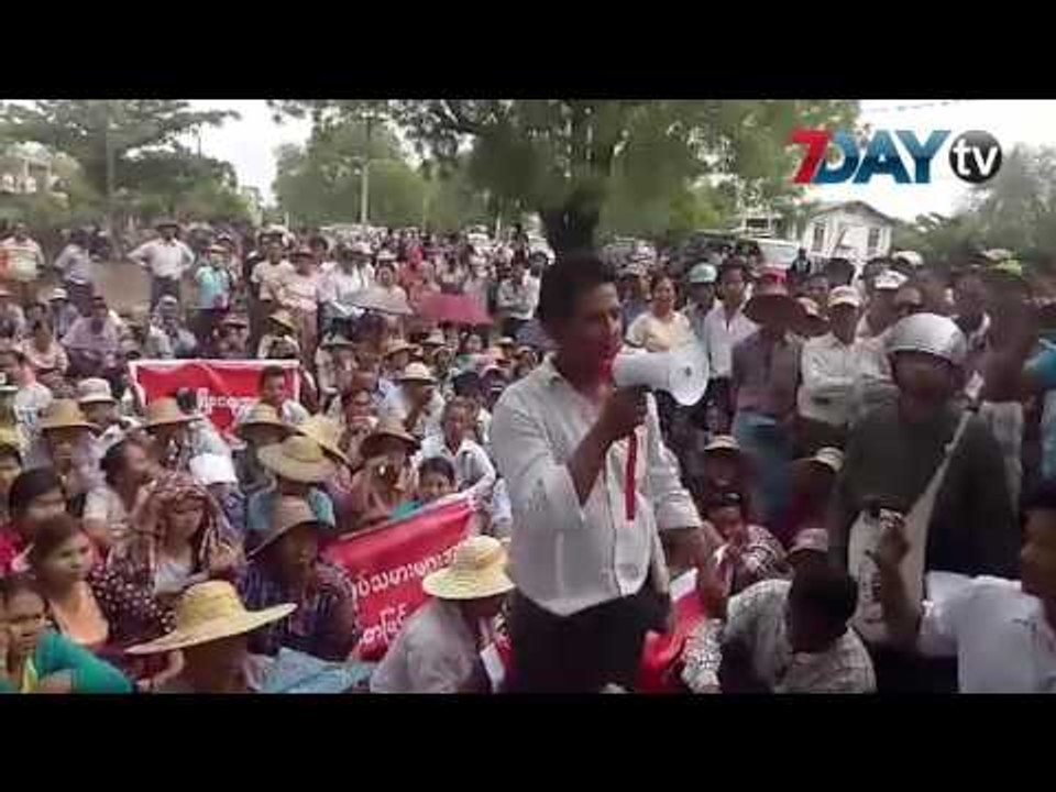 ေၾကးနီစီမံကိန္း ေျမယာကိစၥေတြရွင္းမေပးရင္ အစိုးရအဖြဲ႕ရံုးေရွ႕မွာ သပိတ္စခန္းဖြင့္မယ္