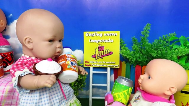 ¡SOY LUNA EL CASTING! Aventuras de bebés La bebé Lucía canta y patina con patines Soy Luna