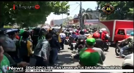 Rebutan Penumpang, Sopir Angkot Konvensional Gelar Demo di Terminal Purabaya