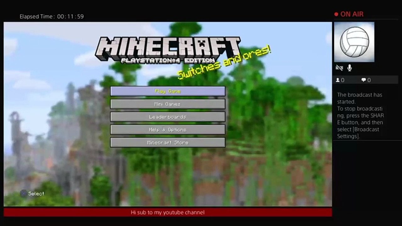 My first live stream!