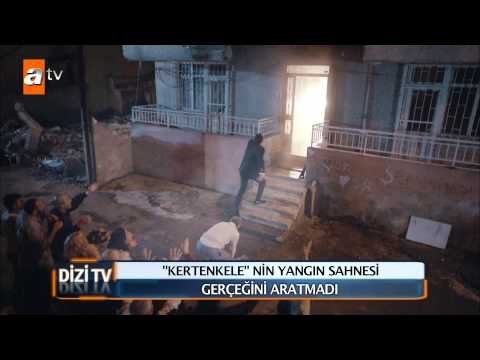 Kertenkele' deki Yangın Sahnesi Gerçek Zannedildi. - Dizi TV atv