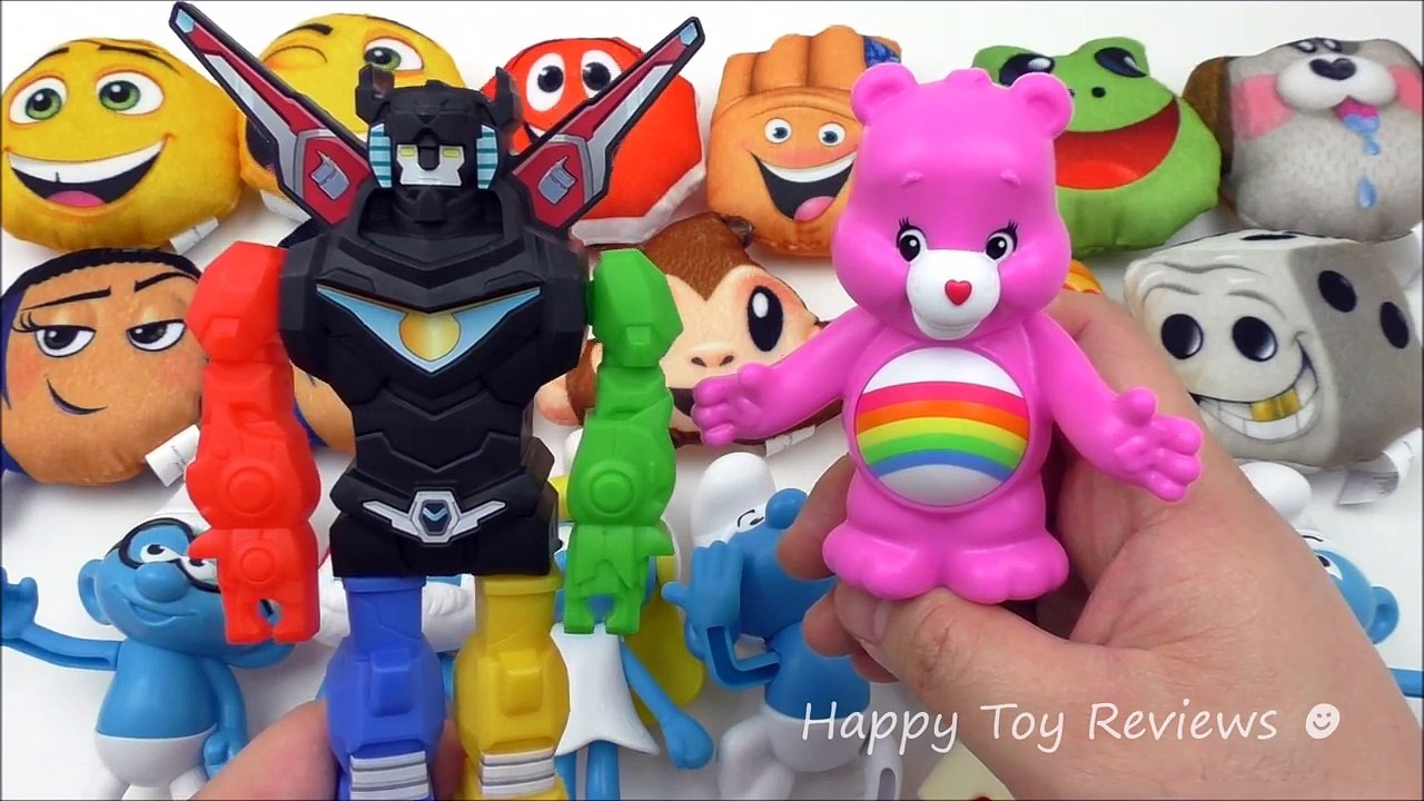 2017 NEXT BURGER KING KIDS MEAL TOYS ANGRY BIRDS SMURFS LOST VILLAGE MOVIE McDONALD'S EMOJI MOVIE-Tmb-XBhcmt4