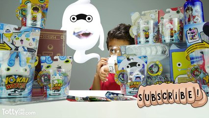 Most YO-KAI Watch Toys on YouTube + Real Life Whisper! ✳ TottyChoCho