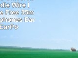 imi Genuine Universal Flat Noodle Wire InEar Tangle Free 35mm Plug Earphones Earbuds