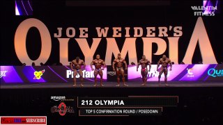 2017 MR OLYMPIA-212 POUNDS DIVISION