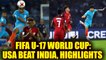 FIFA U-17 WORLD CUP: USA defeat India, Highlights | Oneindia News