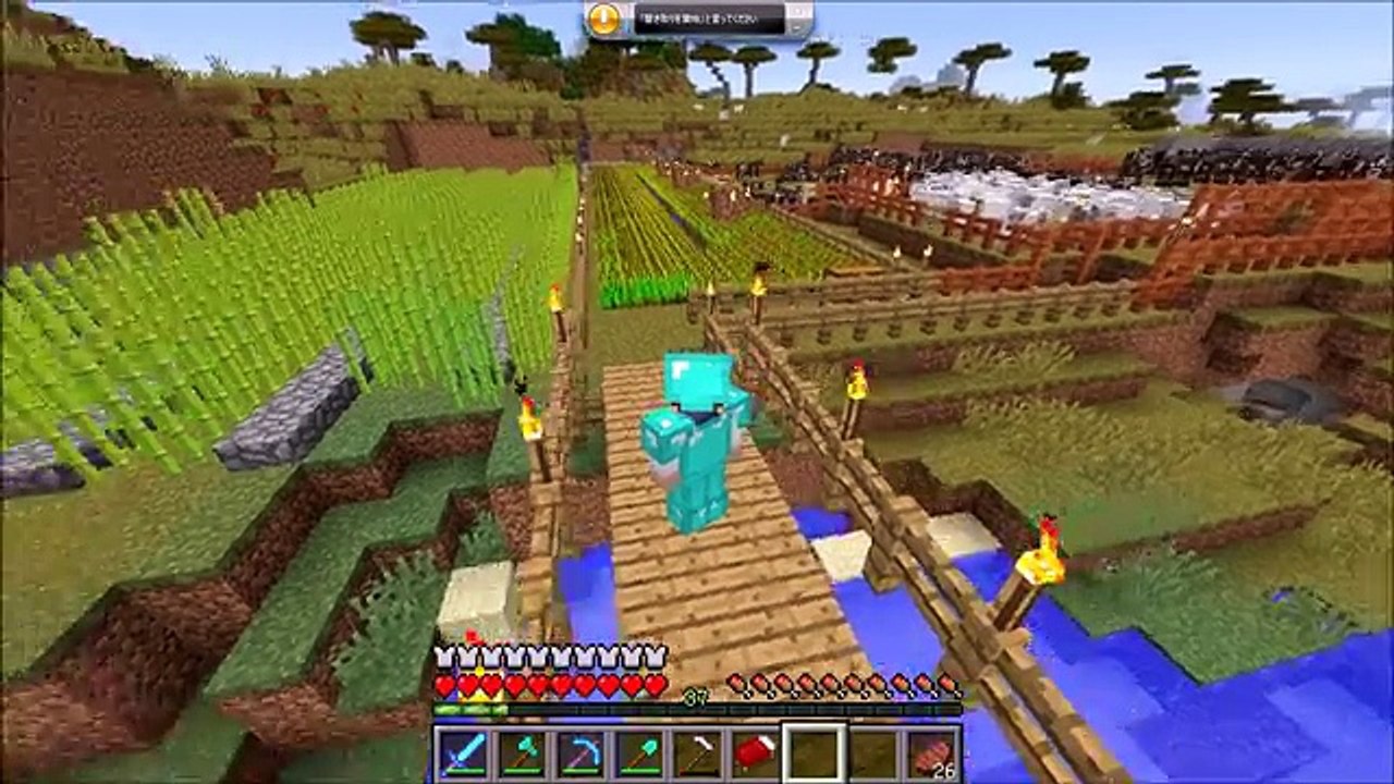 ★「マインクラフト♪１人・・・」親子でマルチ実況２９★Minecraft survival P...