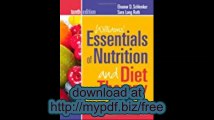 Williams' Essentials of Nutrition and Diet Therapy, 10e (Williams' Essentials of Nutrition & Diet Therapy)
