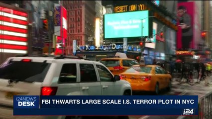 i24NEWS DESK | FBI thwarts large scale I.S. terror plot in NYC | Saturday, October 7th 2017