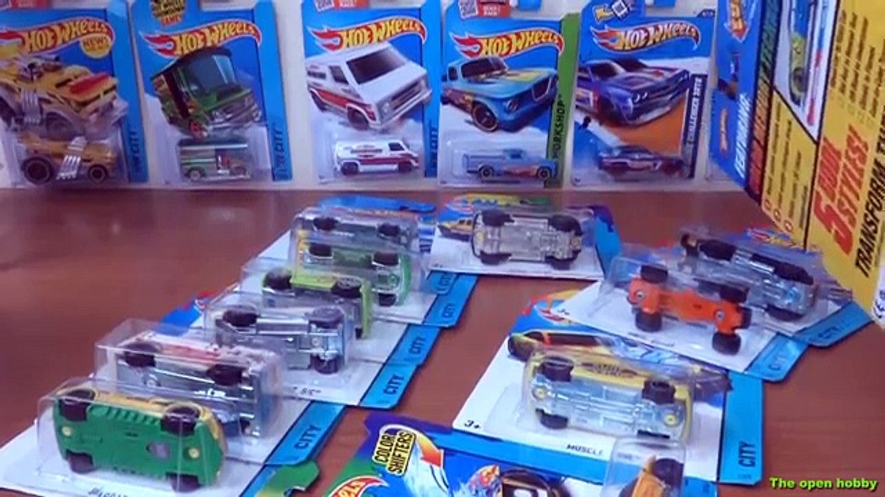 12 HOTWHEELS COLOR SHIFTERS HAUL CARROS CAMBIAN DE COLOR DE HOTWHEELS