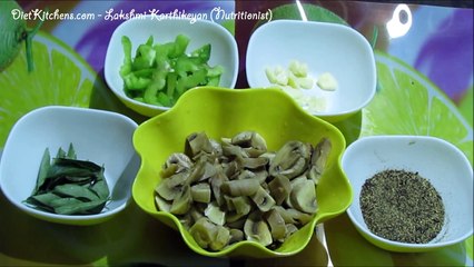 Mushroom Pepper Fry - Diet Kitchens