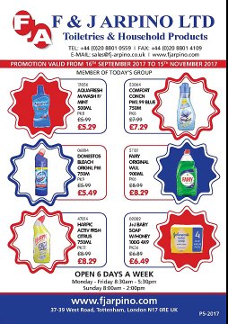 Fj Arpino Products offer Household products