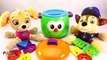 Learning Colors Video for Children: Paw Patrol Skye & Chase Learn with Me Shape Sorter Fun Pot