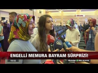 2 Bin 545 engelli memur oldu! - 24 Ağustos 2017