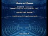 Roma - Camera - 17^ Legislatura - 829^ seduta (07.07.17)