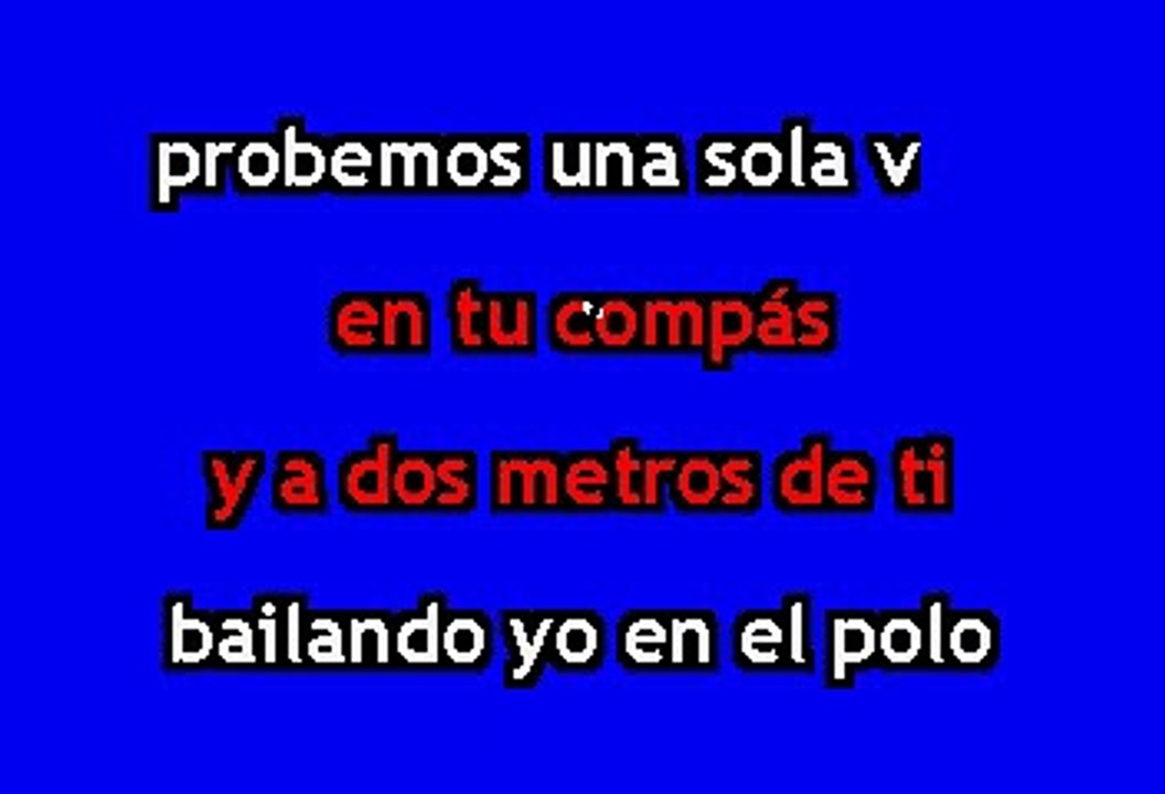 Sergio Dalma - Bailar Pegados (Karaoke)