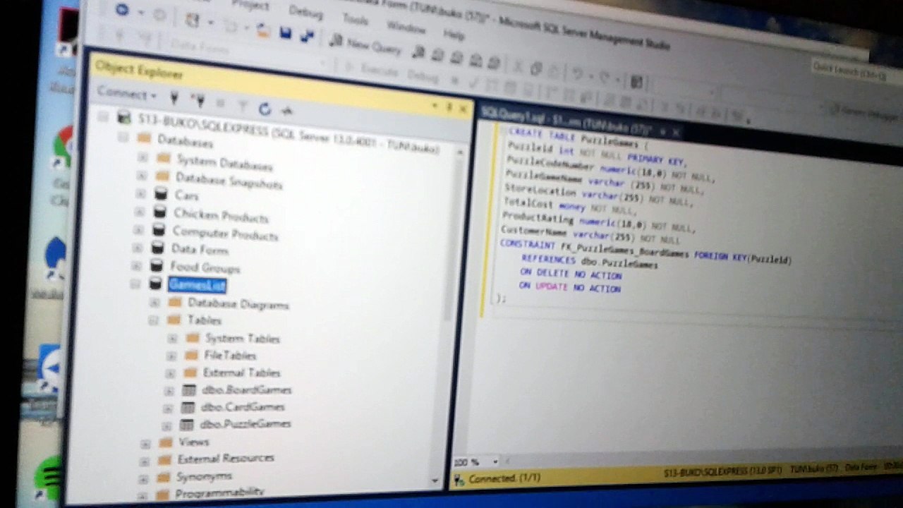 New SQL Code Short and Sharp