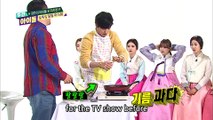 (ENG SUB : Weekly Idol ep.236) GFRIEND, Korea style pancake flipping mission! 주간 아이돌 236회 여자친구 일일미식회 전 뒤집기 미션!