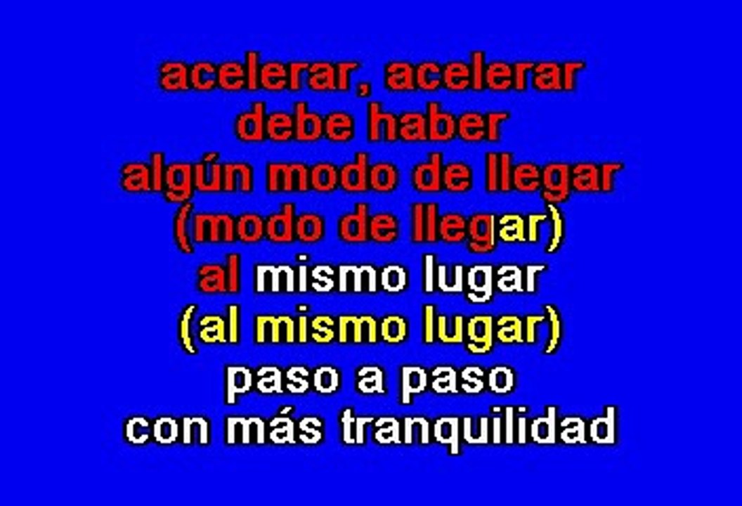Timbiriche - Acelerar (Karaoke)