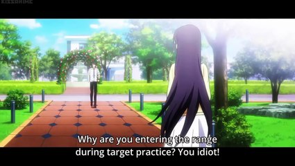 Grisaia no kajitsu- Makina target practice scene