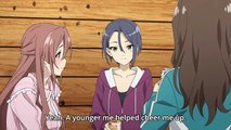 Sakura Quest - 07 She Has A Vice Grip On This Thing Scene
