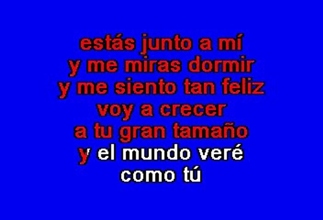 Tatiana - Hoy tengo que decirte papa (Karaoke)