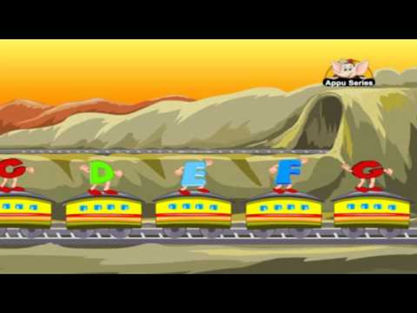 Alphabets - The Alphabets Train - Kids Animation Learn Series