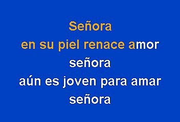 Víctor Yturbe El Pirulí - Señora (Karaoke)