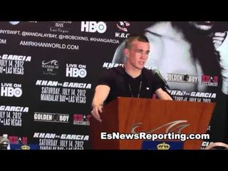 fernando guerrero props to amir khan fans post fight Press Conference