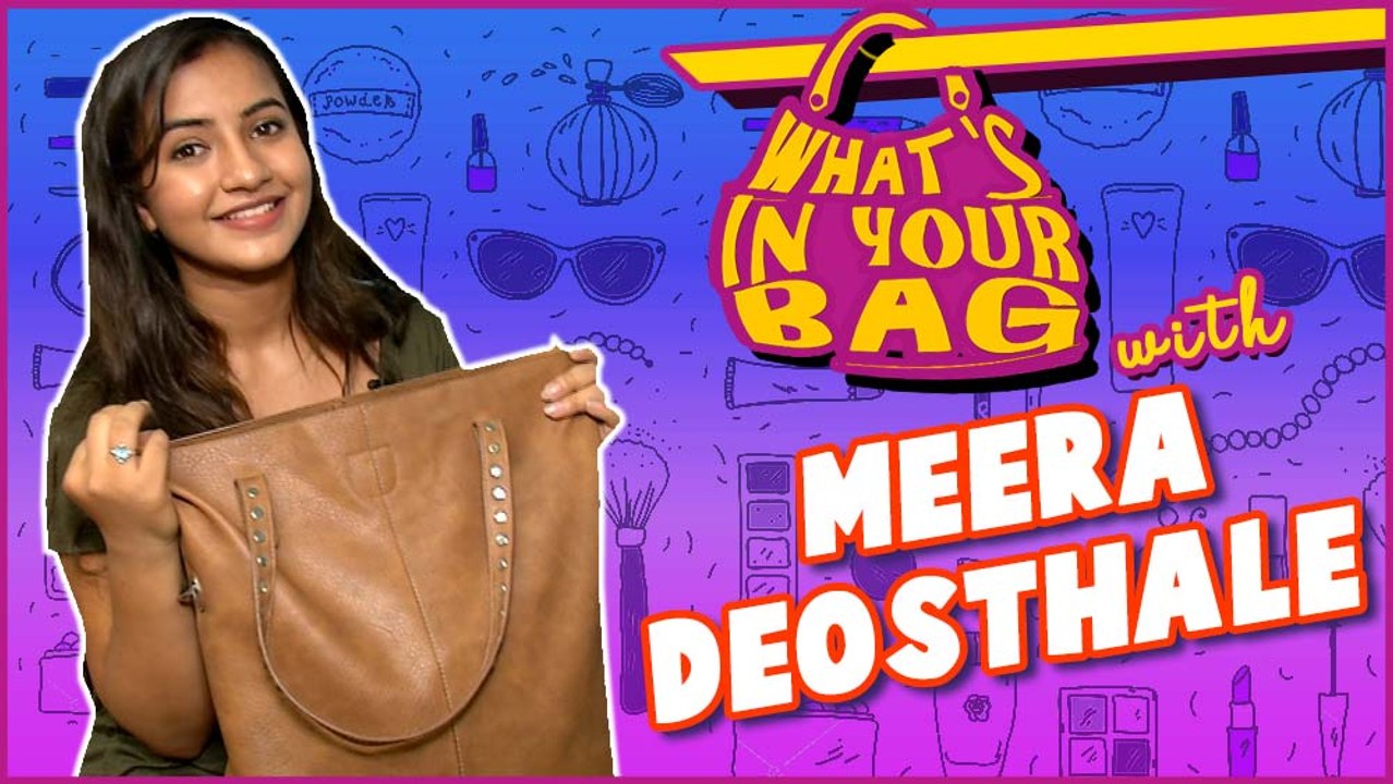 MEERA DEOSTHALE aka Chakor Handbag SECRET REVEALED  What's In Your Bag