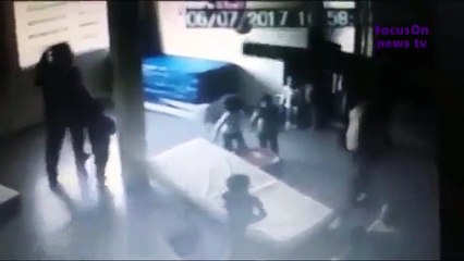 Nursery workers filmed throwing mattresses at children and slapping them