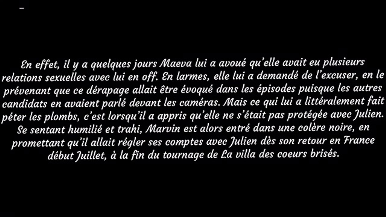 Maeva a COUCHÉ avec Julien Bert !