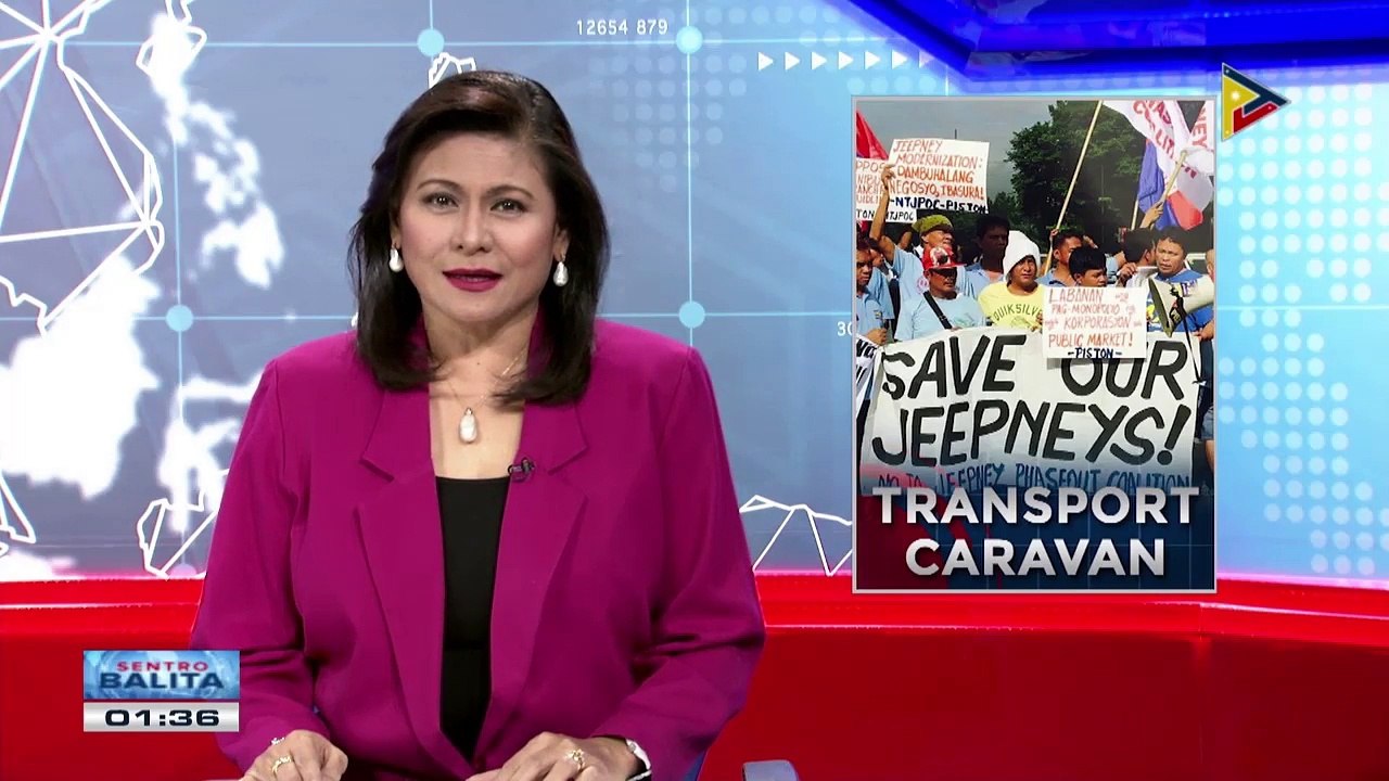 Transport caravan vs Jeepney Modernization, isinagawa ng grupong Piston