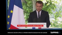 Emmanuel Macron : Découvrez le surnom qu’il donne à un Premier ministre en plein discours officiel (vidéo)
