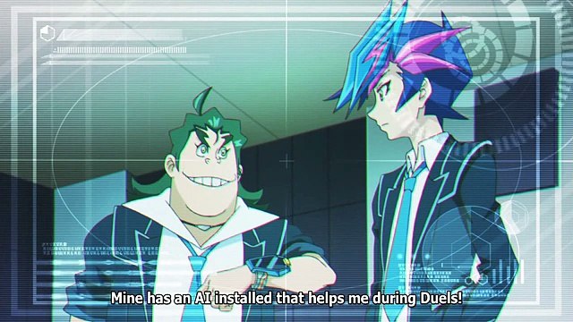 Yu Gi Oh! VRAINS Episode 1My name is Playhacker Yusaku tells his friend how to be true duellist.