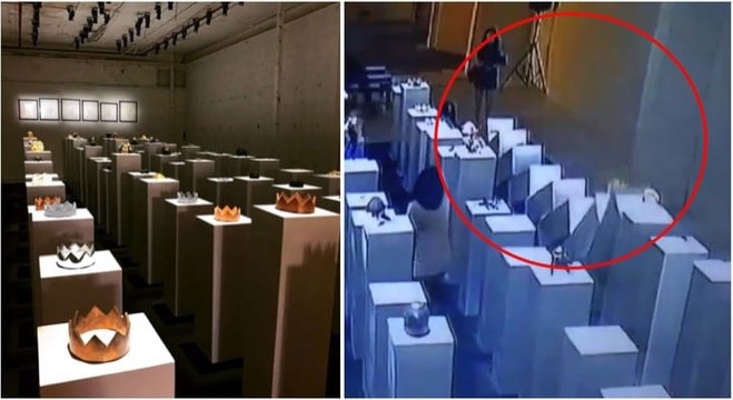 Elle se prend en selfie et casse pour 200.000 euros de couronnes