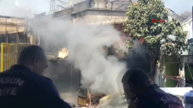 Samsun Sanayi Sitesinde Yangın 4 Yaralı 2-