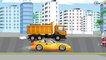 Learn Truck with Crane & JCB Excavator - New Diggers Truck Cartoon Kids Video - World of Cars