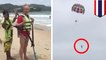 Kecelakaan Parasailing; Pria jatuh 100 kaki saat menaiki parasailing di Thailand - Tomonews