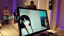 Japan A wedding out of this world! Grooms get married to VR brides