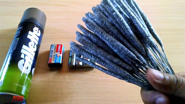 SPARKLERS vs SHAVING FOAM – SPARKLERS vs BATTERY CRAZY Explosive Experiments