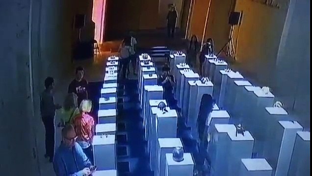 Cette dame prend un selfie au milieu d'une exposition et cause 200.000 dollars de dégâts ! - VIDÉO
