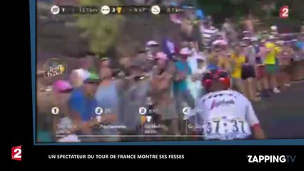 Tour de France 2017 : Un spectateur montre ses fesses (vidéo)
