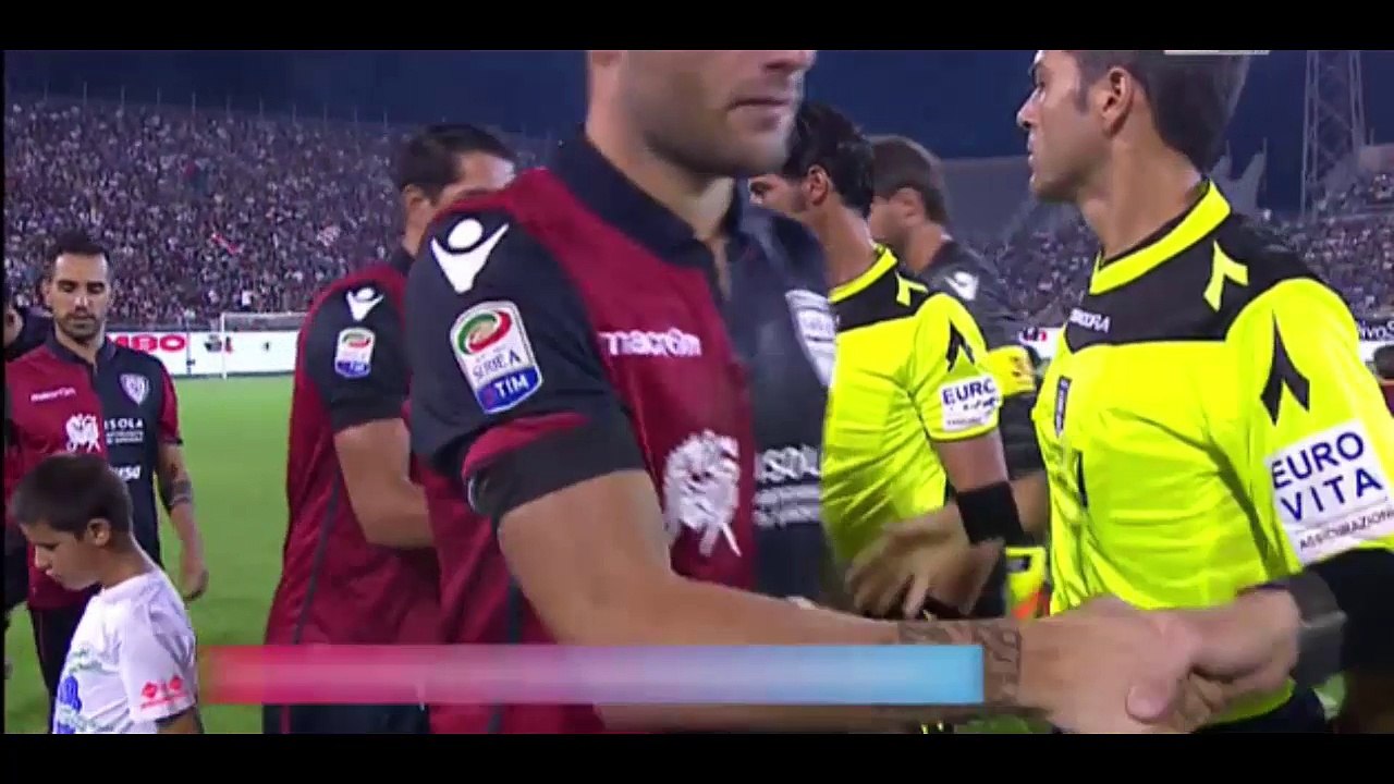 Cagliari - Roma 2-2 Gol ed Highlights HD Serie A 2^a giornata 28/8/2016