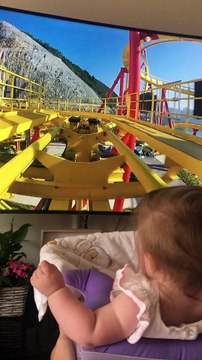 Baby Rides Virtual Roller Coaster