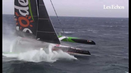 Voile : Thomas Coville pulvérise le record de la traversée de l’Atlantique