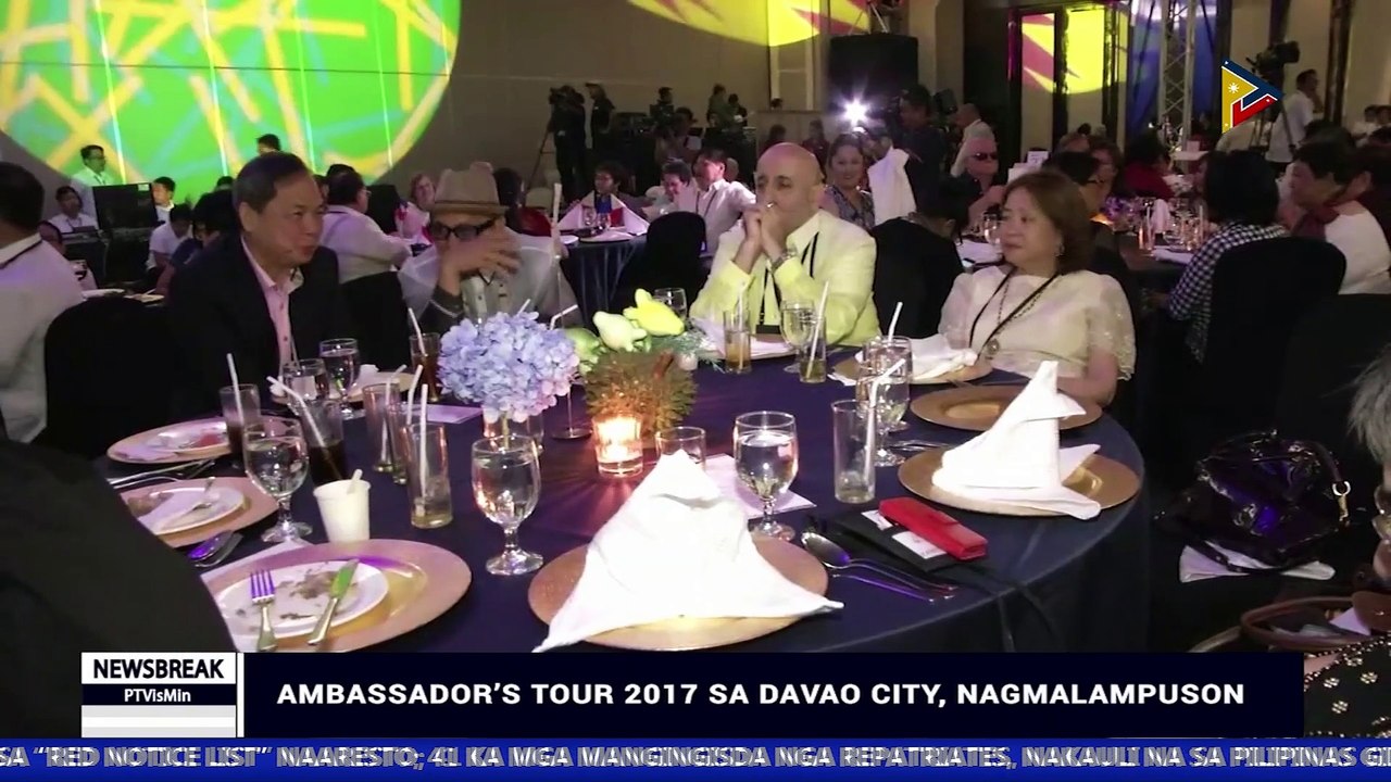 ATANGI ANG NEWS BREAK SA PTV DAVAO KARONG HAPON | Ambassador's Tour 2017 sa Davao City, nagmalampuson