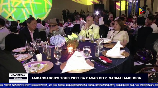 ATANGI ANG NEWS BREAK SA PTV DAVAO KARONG HAPON | Ambassador's Tour 2017 sa Davao City, nagmalampuson