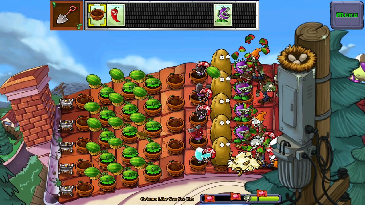 Plants vs Zombie V1.0 - Map Column Like You See Em